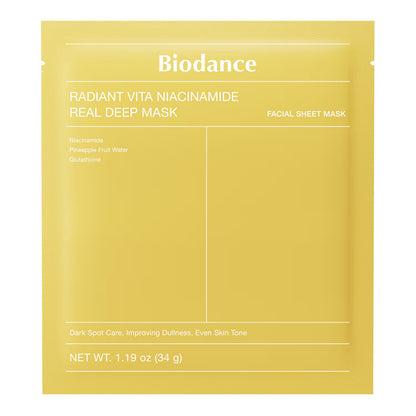 BIODANCE – Radiant Vita Niacinamide Real Deep Mask