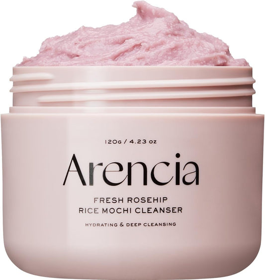 Arencia – Fresh Rosehip Rice Moshi Cleanser (120g)
