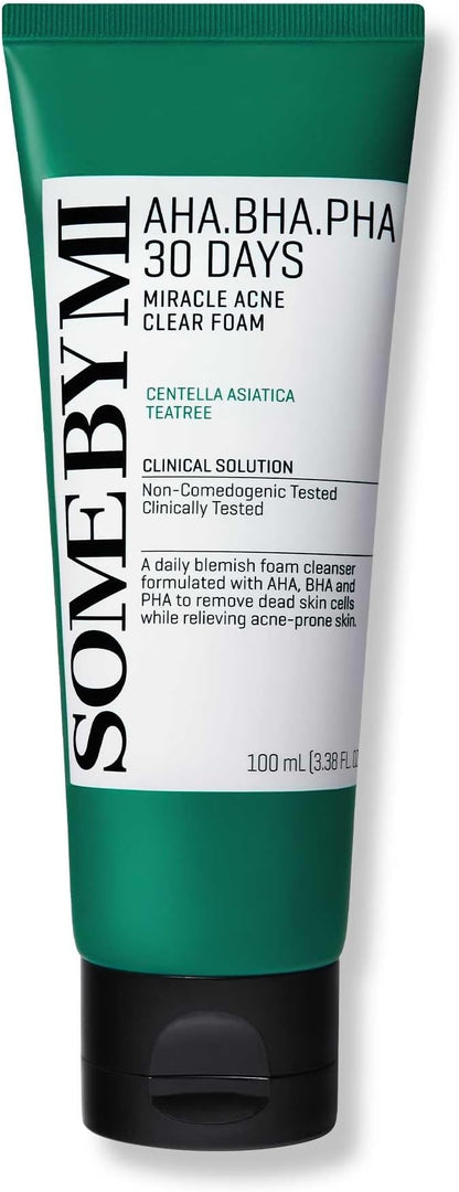 SOME BY MI – AHA, BHA, PHA 30 Days Miracle Acne Clear Foam (50ml)