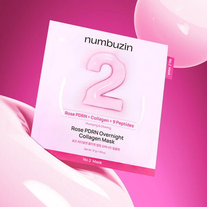 Numbuzin – No.2 Rose PDRN Overnight Mask (290ml)