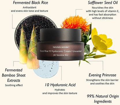 Haruharu Wonder – Black Rice Hyaluronic Cream Unscented (50ml)