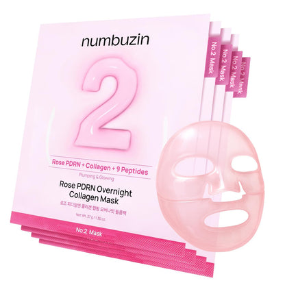 Numbuzin – No.2 Rose PDRN Overnight Mask (290ml)